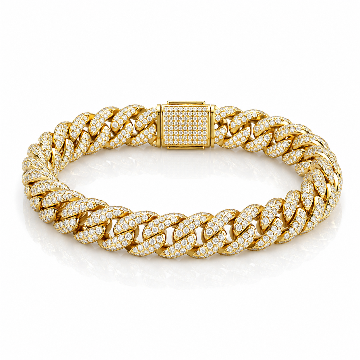 ICED OUT CUBAN LINK BRACELET