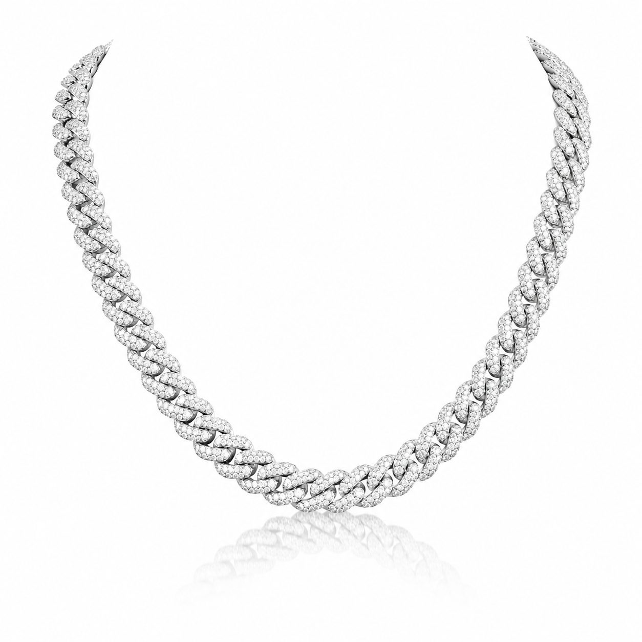 ICED OUT CUBAN LINK CHAIN - 10MM