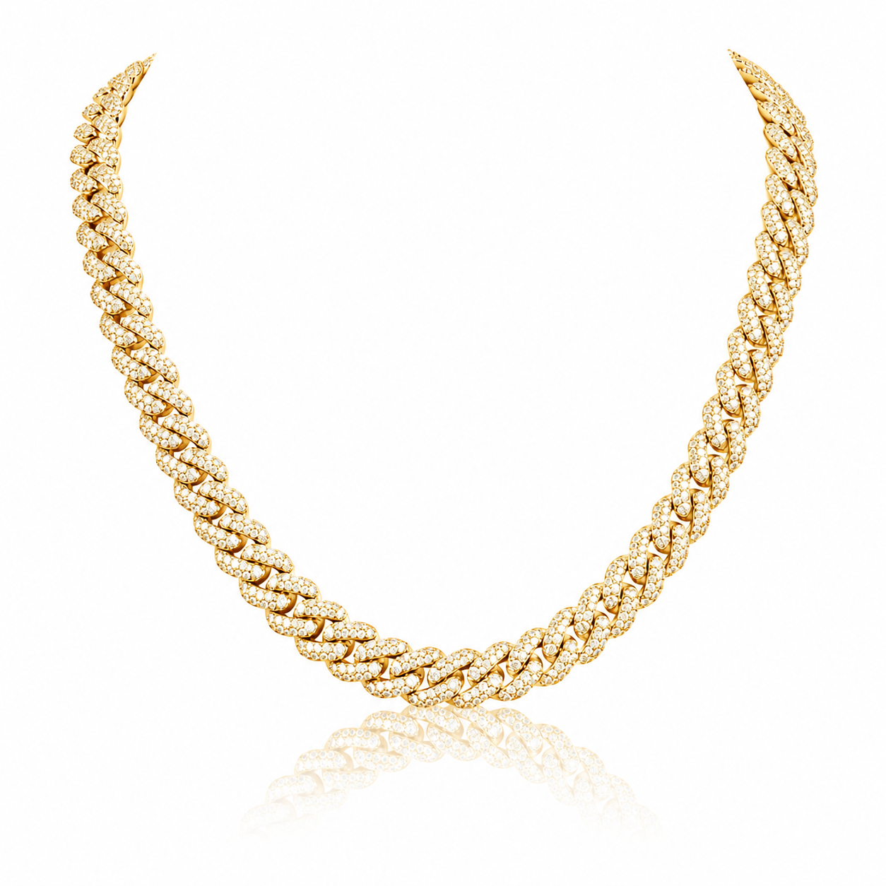 ICED OUT CUBAN LINK CHAIN - 10MM
