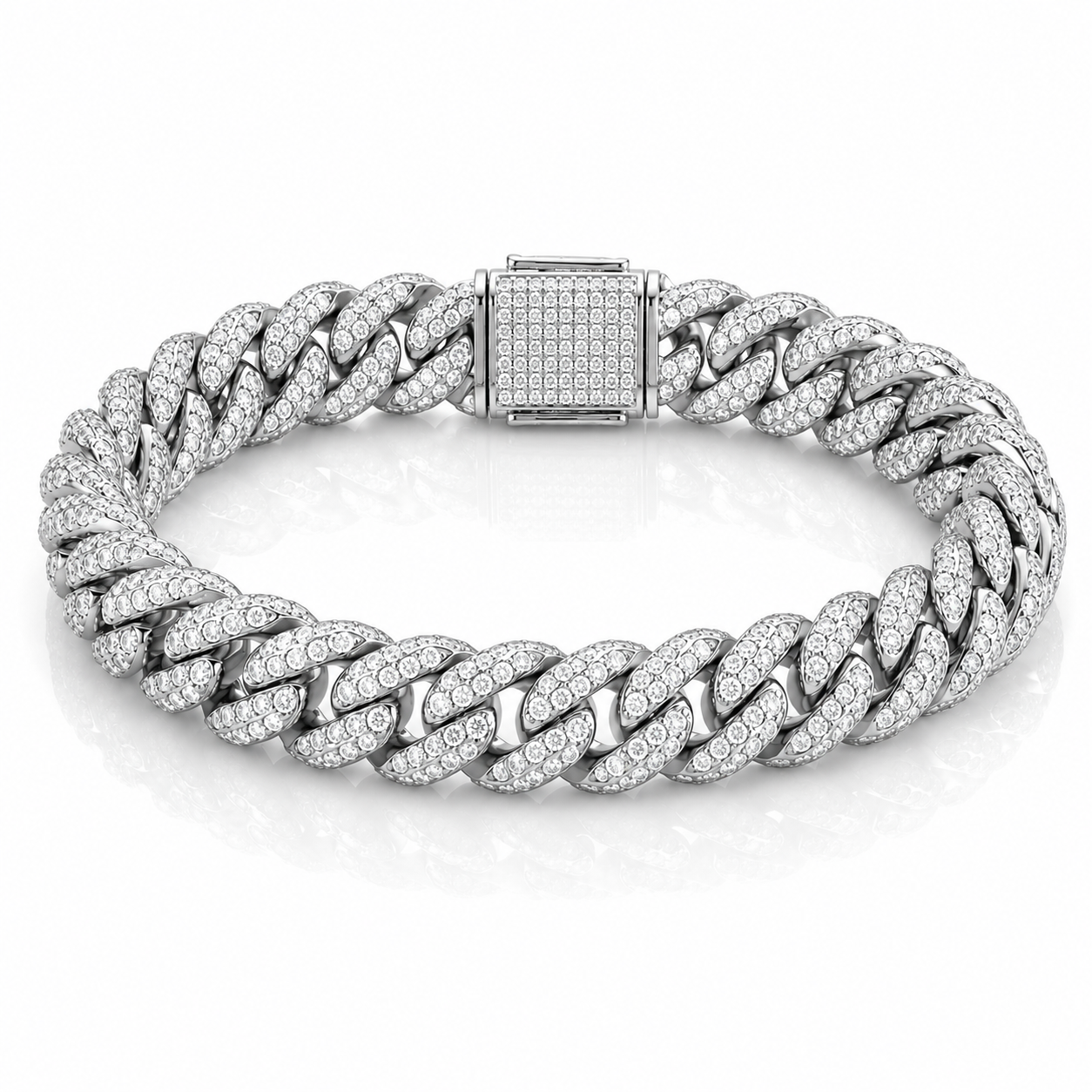 ICED OUT CUBAN LINK BRACELET